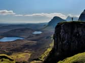 The Quiraing is a landslip situated to the north of the Isle of Skye in the 'Trotternish' area. After only a moderate two-mile hike you can reach the peak of this breathtaking location which offers stunning views of local mountains, lochs and even the seashore.