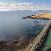 The Churchill Barriers were built to protect the British fleet during World War II, but have long served as a lifeline link for island communities. Picture: Orkney.com