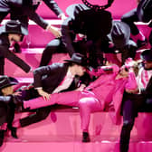 Ryan Gosling performing I’m Just Ken from Barbie at the Academy Awards. Picture: Kevin Winter/Getty Images