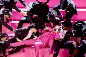 Ryan Gosling performing I’m Just Ken from Barbie at the Academy Awards. Picture: Kevin Winter/Getty Images