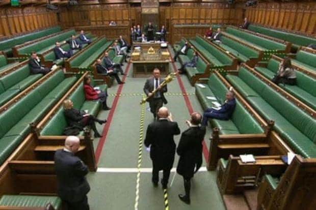 Drew Hendry MP was suspended for grabbing the parliamentary mace