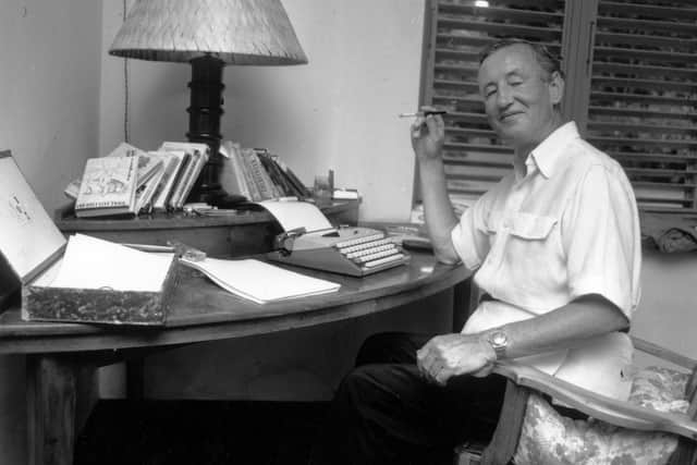 British spy writer Ian Fleming at his home, Goldeneye, in Jamaica. Picture: Getty Images