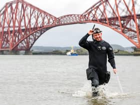 Scientist Richard Lilley is one of the team working on a new £2.4 million project to restore seagrass and wild oyster populations in the Firth of Forth