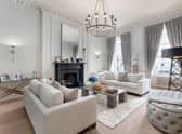 This townhouse has a bedroom that takes up a whole floor