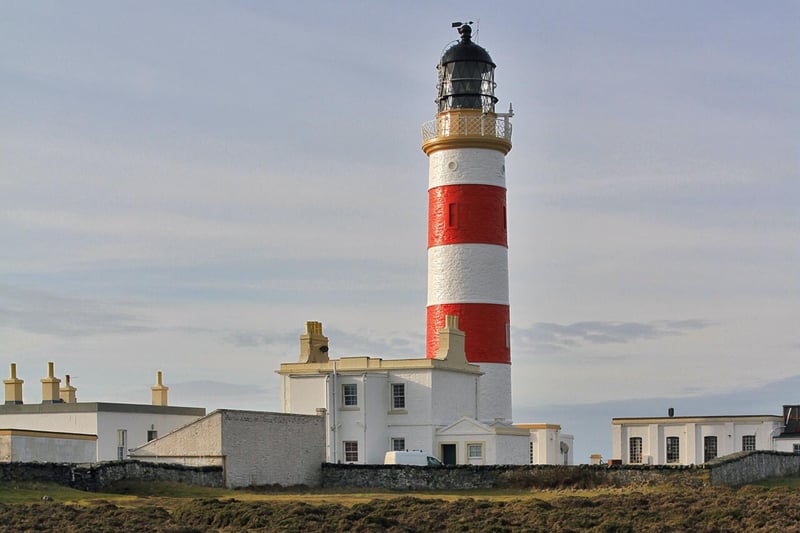 The Point of Ayre lighthouse can be found at the Point of Ayre which is on the north-eastern end of the Isle of Man.