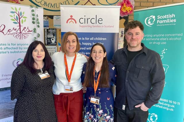 Circle East Lothian 'Grow Your Own Routes' staff celebrating the Launch Event
