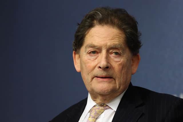 Former Conservative chancellor Nigel Lawson has died aged 91. PIC: Getty/Dan Kitwood.