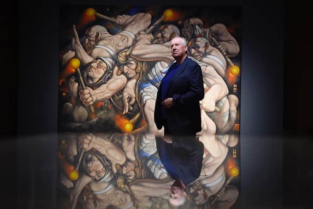 Peter Howson is among the artists whose work has been championed at the Centre for Contemporary Arts and its predecessor, the Third Eye Centre, in Glasgow. Picture: Greg Macvean
