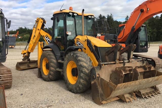 Top selling lot at the Sale was the JCB Excavator
