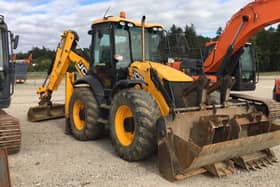 Top selling lot at the Sale was the JCB Excavator