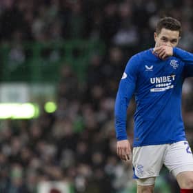 Scott Wright came on as a sub during Rangers' 2-1 defeat by Celtic.