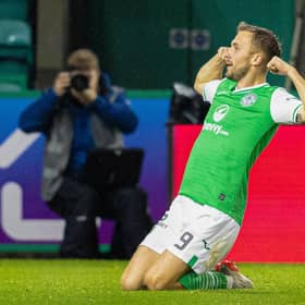 Dylan Vente is in a rich vein of form for Hibs right now.