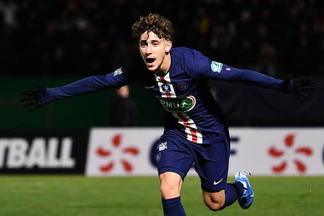 Adil Aouchiche is seen as one of the best prospects in France. Picture: ANNE-CHRISTINE POUJOULAT/AFP via Getty Images)