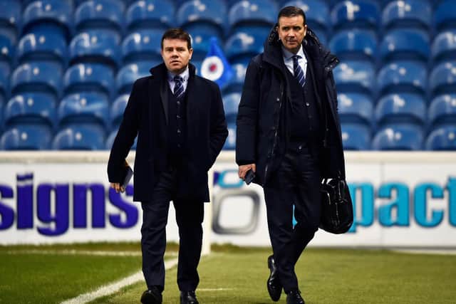 Ross Wilson (left) will play a key role in any January business Rangers do. Picture: SNS