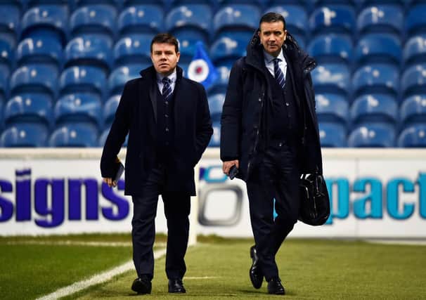 Ross Wilson (left) will play a key role in any January business Rangers do. Picture: SNS