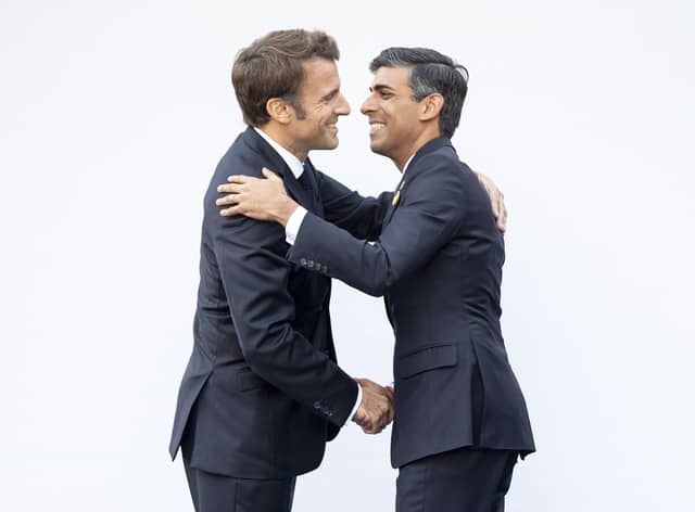 Prime Minister Rishi Sunak will meet with the President of France, Emmanuel Macron on Friday.