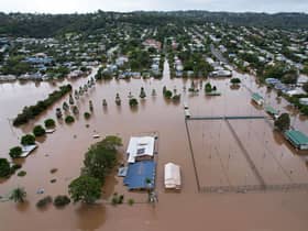Flooding caused by heavy rain in New South Wales saw evacuation orders issued for towns across the Northern Rivers region (Picture: Dan Peled/Getty Images)