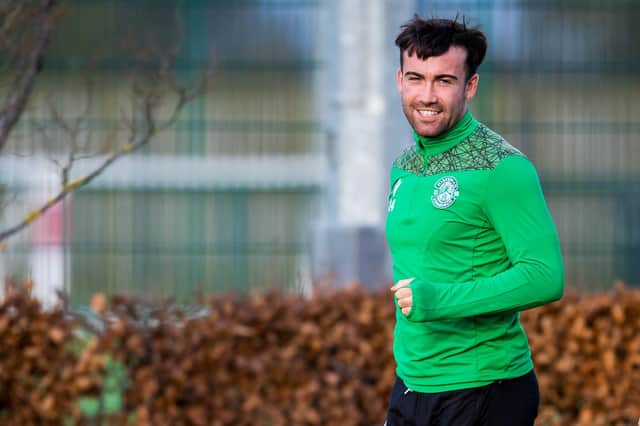 Stevie Mallan has returned to Hibs after a loan spell in Turkey. (Photo by Ross Parker / SNS Group)