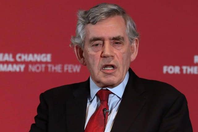 Gordon Brown calls for a new British constitution