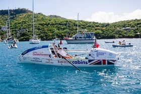 Frank Rothwell, 70, from Oldham who has become the oldest person to row 3,000 miles unassisted across the Atlantic Ocean