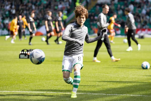 Celtic's Kyogo Furuhashi has been compared to Erling Haaland. (Photo by Craig Williamson / SNS Group)