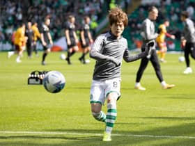 Celtic's Kyogo Furuhashi has been compared to Erling Haaland. (Photo by Craig Williamson / SNS Group)