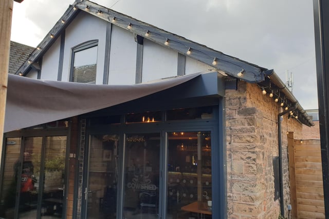 The Cowshed, on Central Walk, was created in March 2020. Specialising wood-fired pizzas, the premises were originally a cowshed and latterly a TV repair shop.