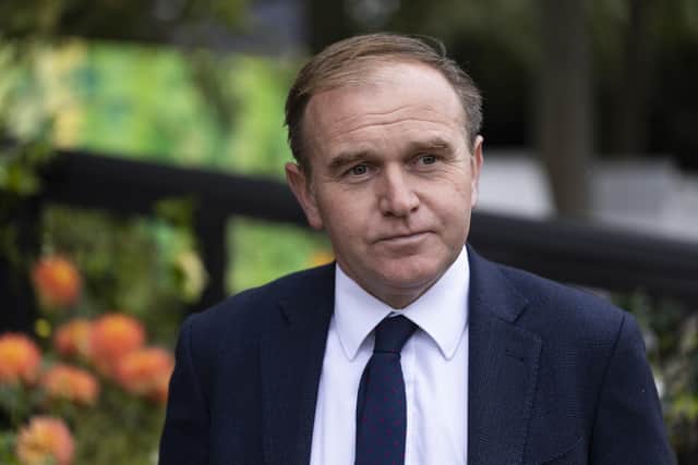 Environment Secretary George Eustice said the Food Strategy would back farmers to increase domestic production. (Photo by Dan Kitwood/Getty Images)
