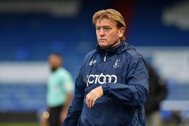 Bradford City's slow start to the season finally caught up with Stuart McCall on Sunday, with the Bantams bringing his third spell at the club to an end. The final straw was a 3-1 defeat to Oldham Athletic. (Photo by Eddie Garvey/MI News/NurPhoto via Getty Images)