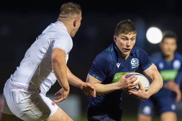 Rory Darge in action for Scotland Under-20s in 2019 - one of the few from that side to have made it through to the senior national team. (Photo by Ross Parker / SNS Group / SRU)
