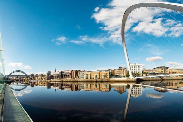 The Tyne Bridge and Gateshead Millennium Bridge. Picture: Newcastle Gateshead Initiative.