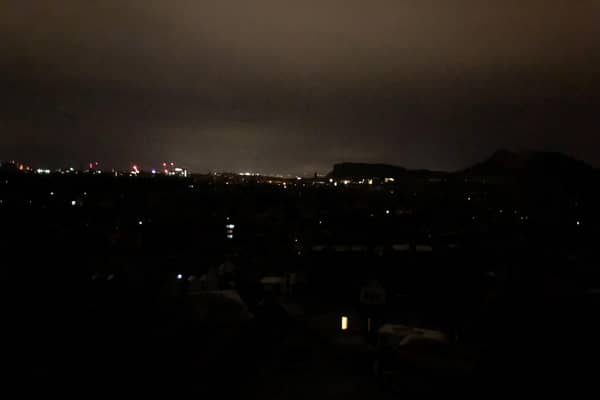 Edinburgh residents have described how the city was plunged into a "blackout" following a power outage.