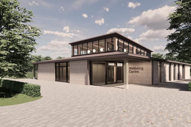 The wellbeing centre proposed for Fettes College. Image: Fettes College and Page/Park Architects