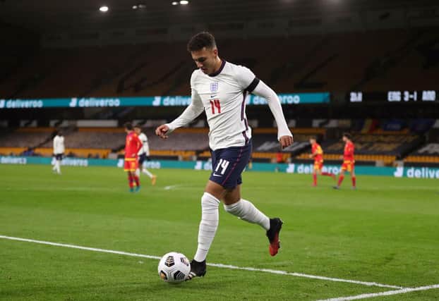 Lee Buchanan in action for England under-21s. Picture: Getty