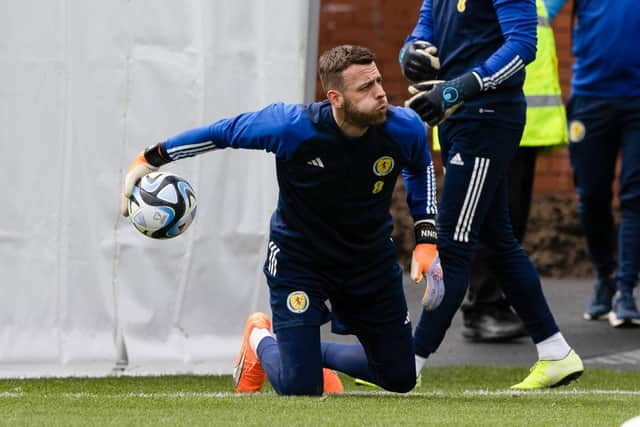 Norwich's Angus Gunn is one of three uncapped Scotland goalkeepers vying to start against Cyprus. (Photo by Craig Williamson / SNS Group)