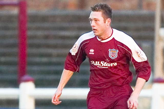 Alan Brazil in action for Arbroath back in 2005.