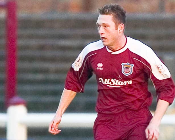 Alan Brazil in action for Arbroath back in 2005.