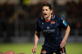 Henry Pyrgos, pictured in action for Edinburgh last season, has retired from playing rugby. (Photo by Ross Parker / SNS Group)