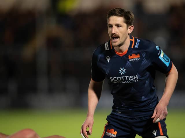 Henry Pyrgos, pictured in action for Edinburgh last season, has retired from playing rugby. (Photo by Ross Parker / SNS Group)