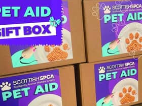 Through Pet Aid, the Scottish SPCA provides essential food supplies for animals through a network of food banks