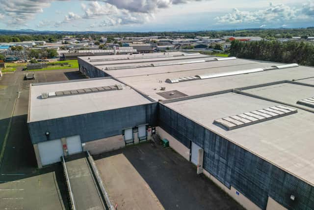 A former Ministry of Defence site at Forthside in Stirling has become Scotland's latest film and TV production hub. Picture: Christopher Jackson Drone Videography & Photography
