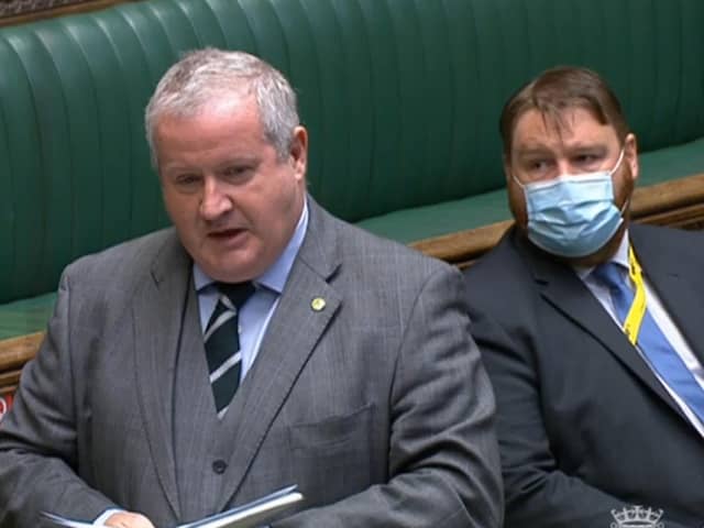 SNP Westminster leader Ian Blackford said there was a 'sharp difference' between the Scottish and Westminster government's communications during the pandemic.