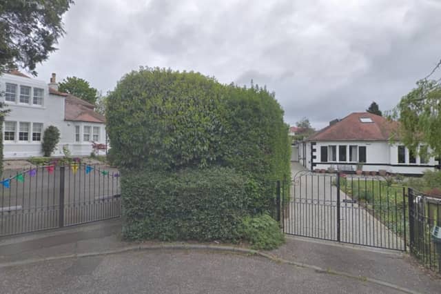 The hedge at the centre of a dispute between two Edinburgh neighbours