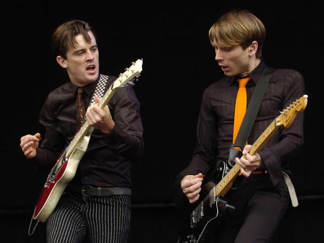 Franz Ferdinand at T in the Park 2004.