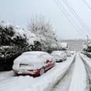 A view of the Loxley area of Sheffield after heavy snow overnight.