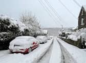 A view of the Loxley area of Sheffield after heavy snow overnight.