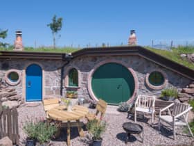 A stay in a hobbit house would be perfect for any Lord of the RIngs fan.