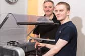 Modern apprentice Ritchie Webster (right) will help deliver growth at Angus 3D Solutions for MD Andy Simpson (left).
