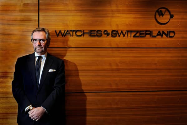 Scotsman Brian Duffy is the chief executive of Watches of Switzerland, which ranks as Britain’s biggest retailer of Rolex, Cartier, Omega, TAG Heuer and Breitling watches. Picture: John Devlin