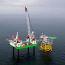 A picture of the Merkur offshore wind project in Germany, which the firm is involved with.